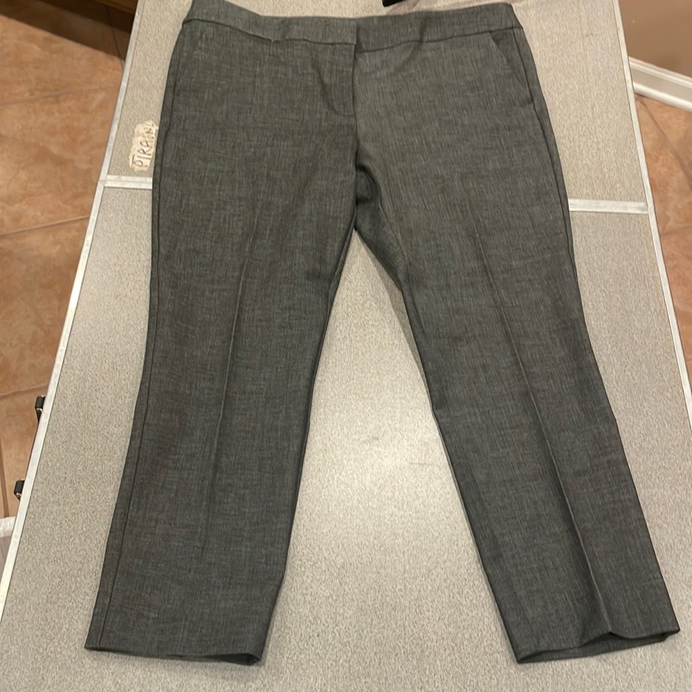 LOFT Gray "Marisa" Trousers Size 16 perfect condition!